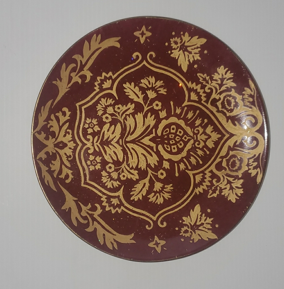 Andrea by Sadek Hand Painted Decorative Plate